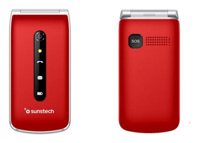 SUNTECH TELÉFONO MOVIL CELT18RD/ ROJO