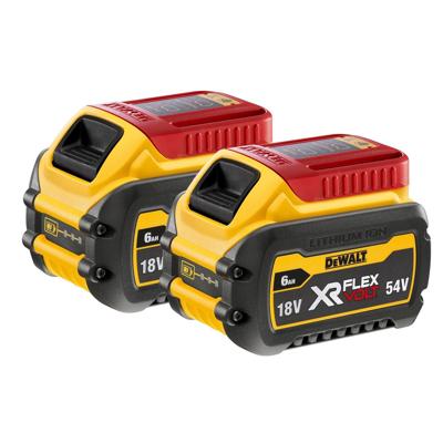 DeWALT DCB546T2 2x Accu 6.0Ah 54V XR FlexVolt