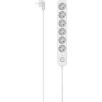 Hama 00116078 Stekkerdoos met schakelaar Wit Randaarde stekker 1 stuk(s) - thumbnail