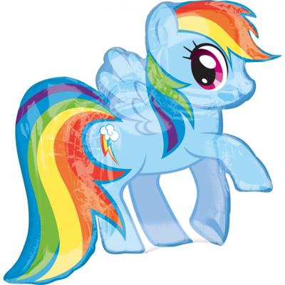 Folie Ballon My Little Pony Rainbow Dash - 68 cm