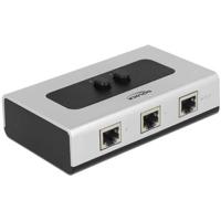 DeLOCK Switch RJ45 10/100/1000 Mbps 2 port - thumbnail