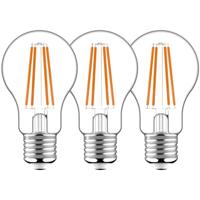 E27 LED Lamp 806 lm - Klassiek design - Warm wit licht - 3PACK - thumbnail