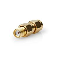 Nedis CSGP02111GD SMA-adapter | SMA-stekker (omgekeerde poling) - SMA-aansluiting | 2 stuks | goud - thumbnail