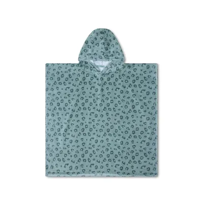 Swim Essentials Strandponcho Groen Panterprint 65 x 65 cm