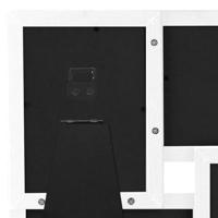 Fotolijst voor 4x(13x18 cm) foto MDF wit - thumbnail