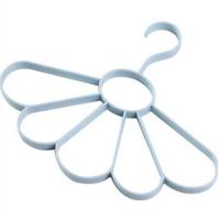 2st Plain wind Petal sjaal hanger multifunctionele ventilator hanger riem Droogrek (blauw) - thumbnail