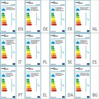 VidaXL Plafondlamp met kralen rond e14 zwart - thumbnail