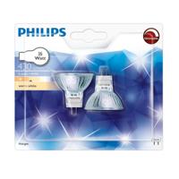 2-pack Philips GU4 Halogeenspots - Warm wit licht - 35W - thumbnail