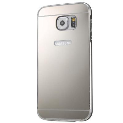 Push-pull stijl metaal Plating Bumper Frame + acryl backcover combinatie hoesje voor Samsung Galaxy S6 edge + / G928(zilver) Push-pull stijl metaal Plating Bumper Frame + acryl backcover combinatie hoesje voor Samsung Galaxy S6 edge + / G928(zilver)
