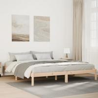 Bedframe extra lang zonder matras massief grenenhout 180x220 cm - thumbnail