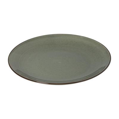 Ontbijtbord Emma - donkergroen - ø21x2.5 cm