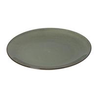 Ontbijtbord Emma - donkergroen - ø21x2.5 cm - thumbnail