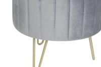 Voetensteun DKD Home Decor 80 x 80 x 45 cm Metaal Polyester Fluweel - thumbnail