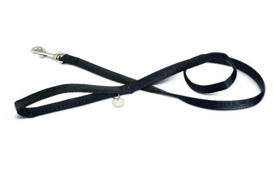 Hondenriem Mac Leather 120cm x 20mm zwart