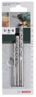 Bosch Accessories 2609255416 Carbide Beton-spiraalboren set 3-delig 5 mm, 6 mm, 8 mm Cilinderschacht 1 set(s) - thumbnail