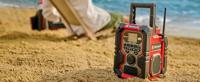 Einhell TE-CR 18 Li Draagbare radio DAB+, FM Bluetooth, AUX, USB Rood/zwart - thumbnail