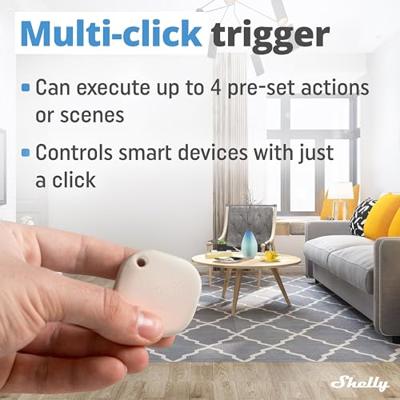 Shelly Shelly BLU Button Tough 1 Ivory Dimmer, Schakelaar Bluetooth Low Energy Shelly Shelly BLU Button Tough 1 Ivory Dimmer, Schakelaar Bluetooth Low Energy