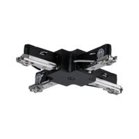Paulmann 96908 96908 230V-railsysteemcomponenten X-verbinder Zwart (mat) - thumbnail