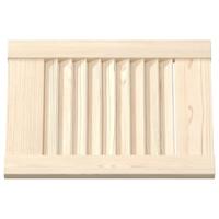 Kastdeuren met lamellen 4 st 39,5x29,5 cm massief grenenhout - thumbnail