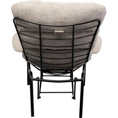 Kare Fauteuil + Hocker Vienna Swing Beige