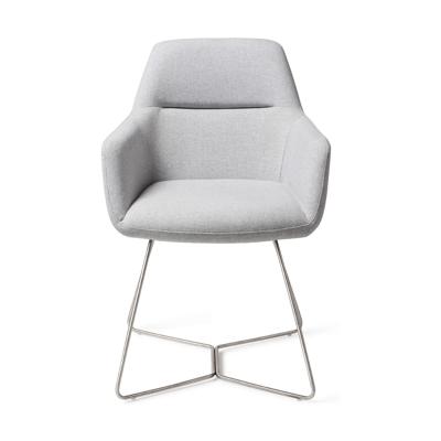 Jesper Home Eetkamerstoel 'Kinko' Beehive Steel, kleur Cloud Jesper Home Eetkamerstoel 'Kinko' Beehive Steel, kleur Cloud