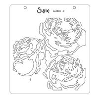 Sizzix • layered stencils layered peony 4stuks - thumbnail