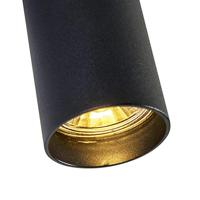 QAZQA Smart moderne spot zwart incl. WiFi GU10 - Tuba - thumbnail