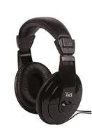 T'nB CSHOME1: HiFi-hoofdtelefoon voor tv met 6,35 mm adapterkabel, 8 m lang, in zwarte kleur - thumbnail