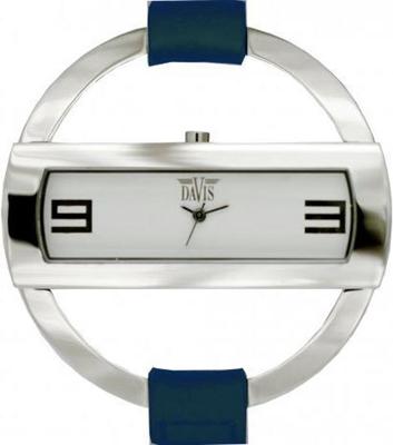 Horlogeband Davis BB1204B Leder Blauw 14mm Horlogeband Davis BB1204B Leder Blauw 14mm