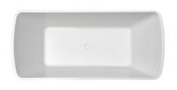 Wiesbaden Larx vrijstaand ligbad 170 x 78 cm acryl glans wit met waste glans wit - thumbnail