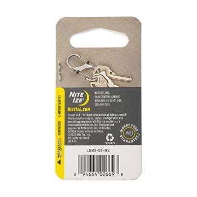 Nite ize Carabiner #2 S-Biner Slidelock Carabine Black - thumbnail