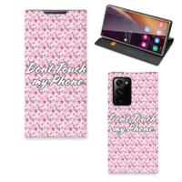 Samsung Galaxy Note 20 Ultra Design Case Flowers Pink DTMP - thumbnail