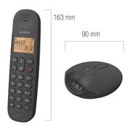 Huistelefoon Logicom DECT ILOA 155T SOLO Zwart - thumbnail