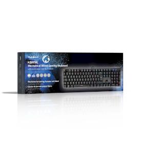 Bedraad Gaming Toetsenbord | USB Type-A | Mechanische Toetsen | LED | AZERTY | Frans | USB Gevoed | Lengte stroomkabel: 1.50 m | Gaming Bedraad Gaming Toetsenbord | USB Type-A | Mechanische Toetsen | LED | AZERTY | Frans | USB Gevoed | Lengte stroomkabel: 1.50 m | Gaming