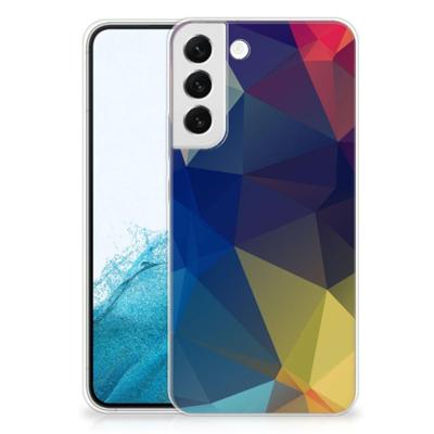 Samsung Galaxy S22 Plus | TPU Hoesje | Polygon Dark Samsung Galaxy S22 Plus | TPU Hoesje | Polygon Dark