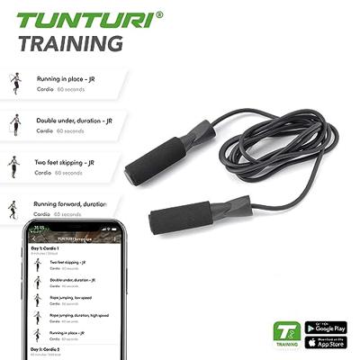 Tunturi Speed | Springtouw |met Rubber Handgrepen