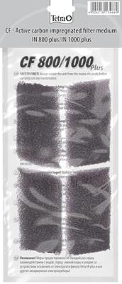 Tetra CF 800/1000 actieve kool - filtermateriaal voor Tetra IN 800 plus en IN 1000 plus aquarium binnenfilter, 4 stuks