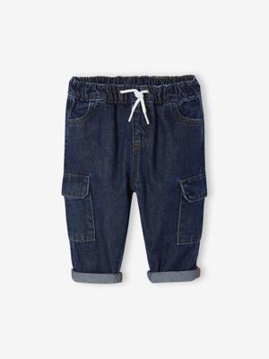 Denim babybroek ongewassen denim