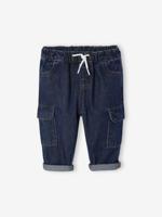 Denim babybroek ongewassen denim - thumbnail
