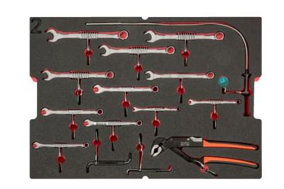 Bahco Gereedschapskoffer voor standaardtoepassing in windmolens | 114-delig - 4750RCHDW02FF4