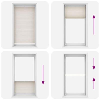 VidaXL Plisséjaloezie 100x200cm crème