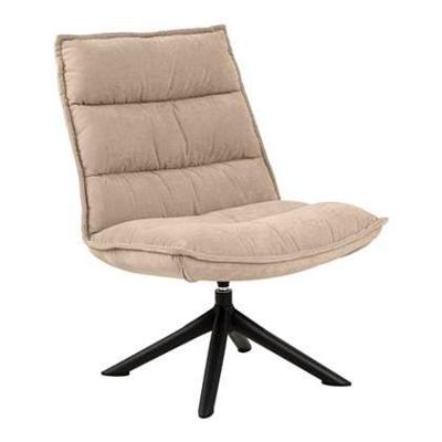 Bendt Draaifauteuil 'Ivy' Chenille, kleur Beige Bendt Draaifauteuil 'Ivy' Chenille, kleur Beige