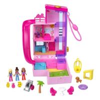 Polly Pocket-Barbie Dream House-Box met 3 minifiguren HWP11 - thumbnail