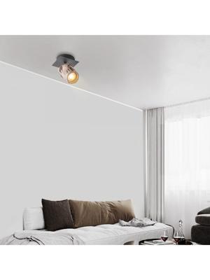 Home sweet home LED opbouwspot Wood - zwart Home sweet home LED opbouwspot Wood - zwart