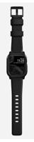 Nomad Rugged Band compatibel met Apple Watch armbanden serie 8, 7, 6, 5, 4 en SE, waterdichte horlogeband 45/44 mm, zwart/ultra oranje knopen, rubber, Rubber - thumbnail