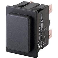 Marquardt 1661.0201 1661.0201 Drukschakelaar 250 V/AC 16 A 2x uit/aan Continu (l x b) 25 mm x 33 mm IP40 1 stuk(s) - thumbnail