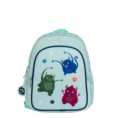 A Little Lovely Company rugzak Monsters jongens 13 liter polyester blauw A Little Lovely Company rugzak Monsters jongens 13 liter polyester blauw