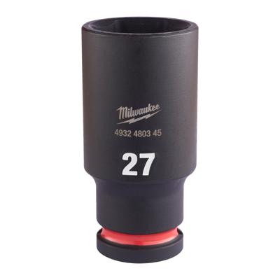 Milwaukee ShockWave™ Krachtdop 1/2" | lang | 27mm - 4932480345 Milwaukee ShockWave™ Krachtdop 1/2" | lang | 27mm - 4932480345