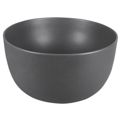 Differnz Tulip waskom keramiek 40 x 24 cm mat donkergrijs Differnz Tulip waskom keramiek 40 x 24 cm mat donkergrijs