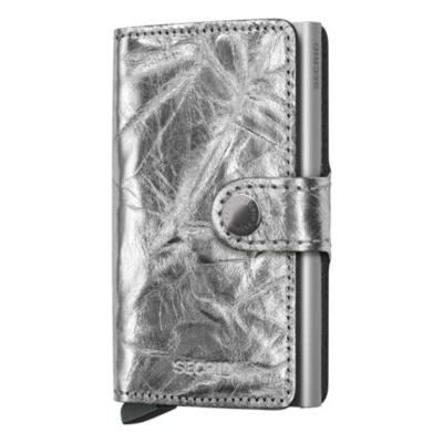 SECRID Miniwallet Metallic Silver - Pasjeshouder dames